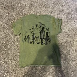 Cactus print t shirt